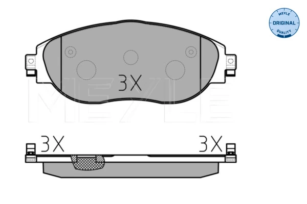 Set placute frana