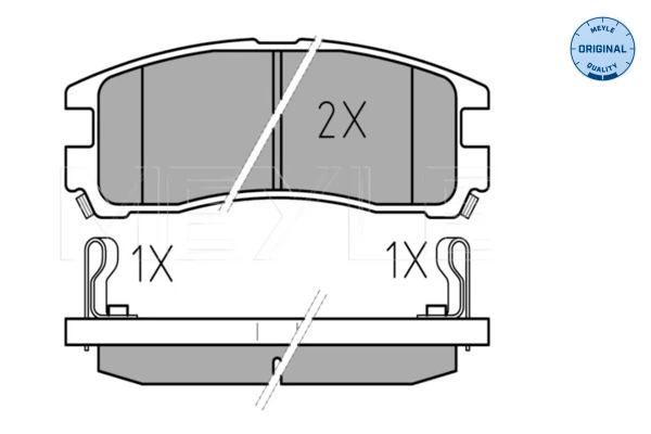 Set placute frana