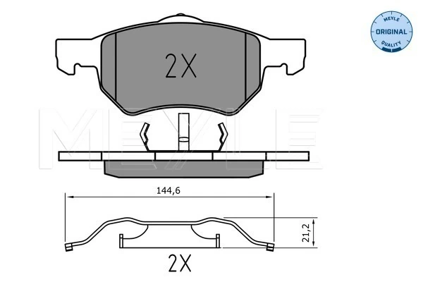 Set placute frana