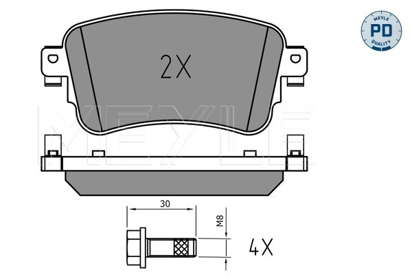 Set placute frana