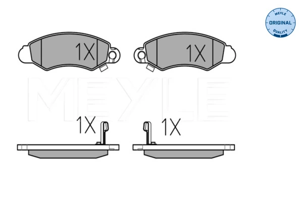 Set placute frana