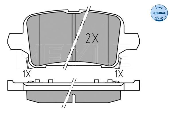 Set placute frana