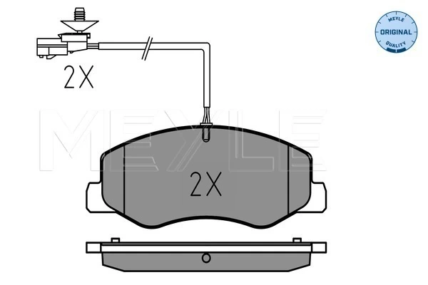 Set placute frana