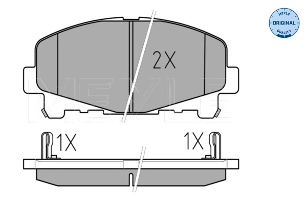 Set placute frana