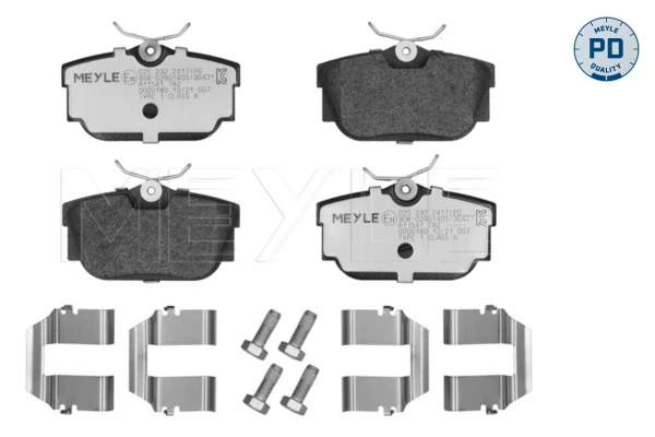Set placute frana