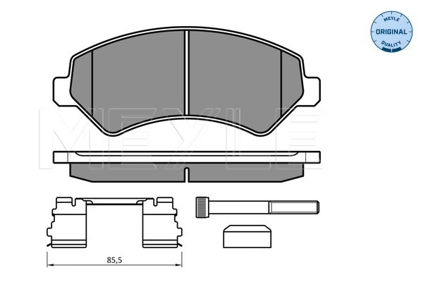 Set placute frana