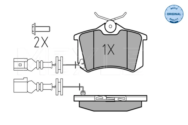 Set placute frana