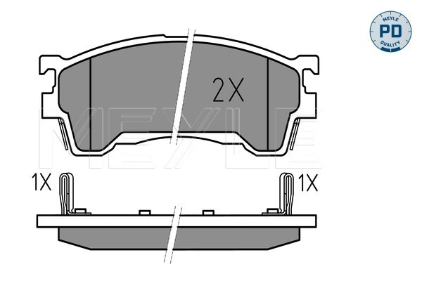 Set placute frana