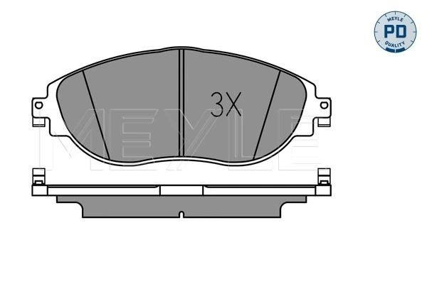 Set placute frana