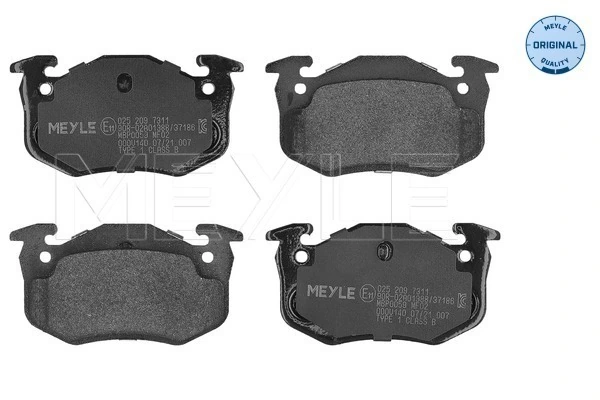 Set placute frana