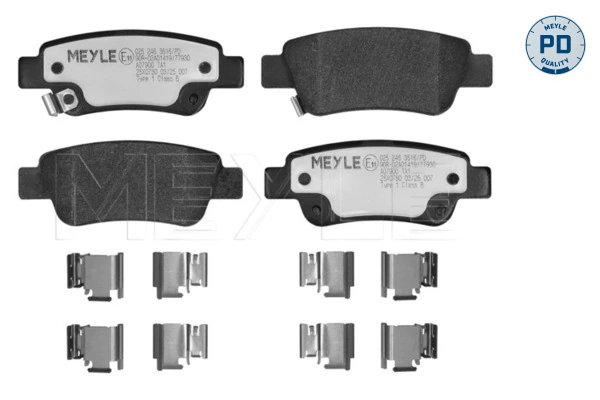Set placute frana