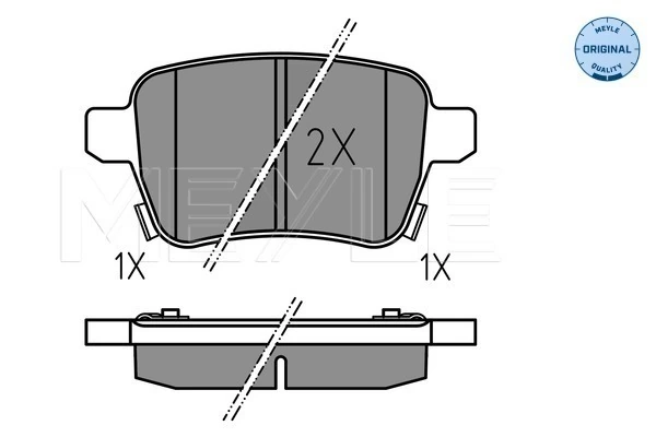 Set placute frana