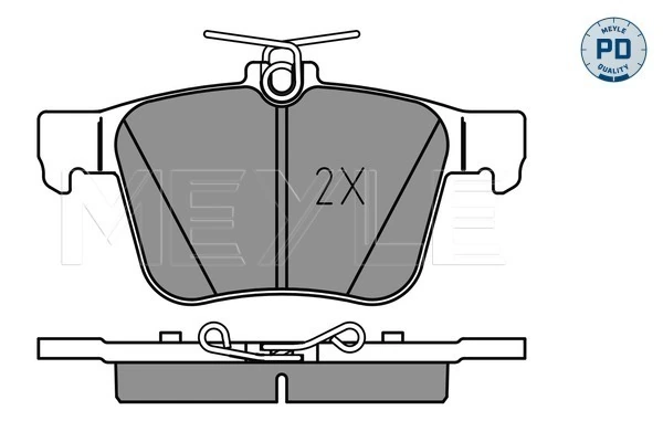 Set placute frana