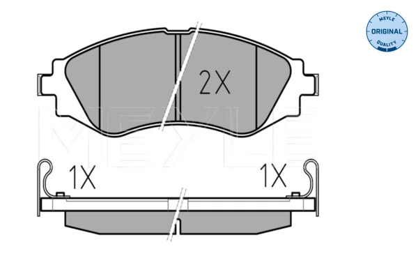 Set placute frana