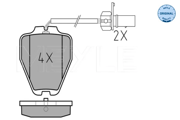 Set placute frana