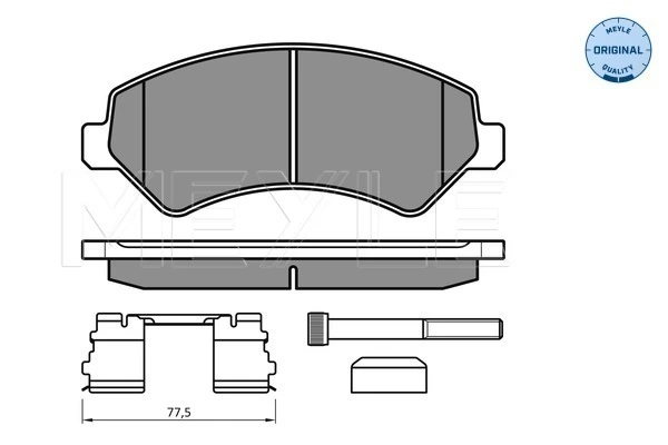 Set placute frana