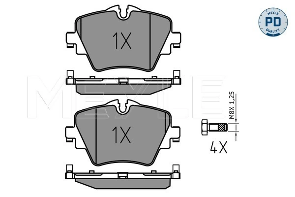 Set placute frana