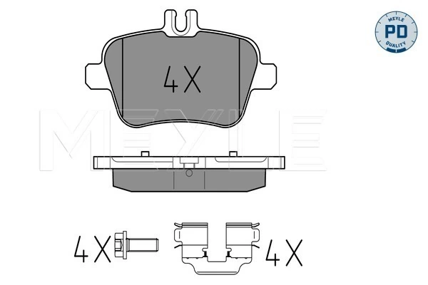 Set placute frana