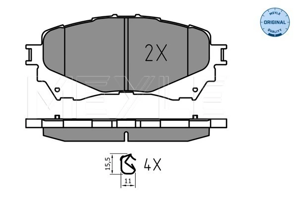 Set placute frana