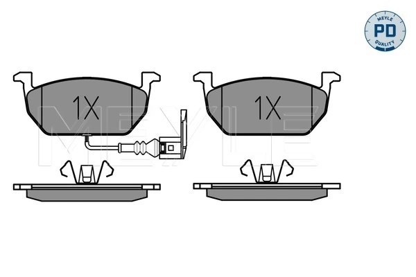 Set placute frana