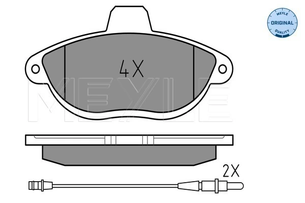 Set placute frana