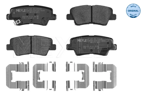 Set placute frana
