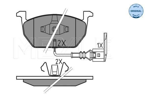 Set placute frana