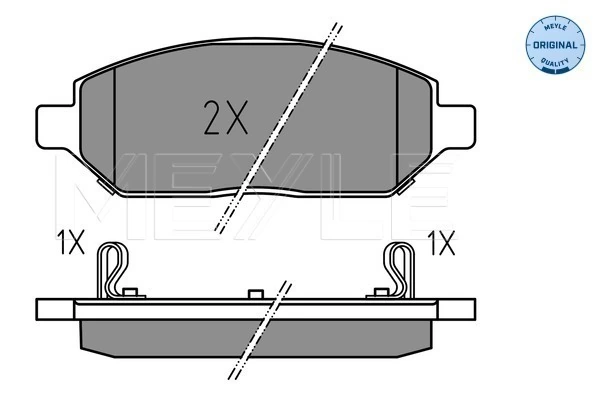Set placute frana