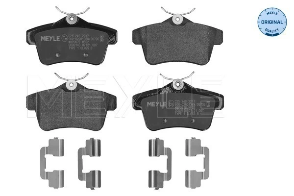Set placute frana