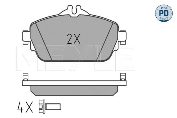 Set placute frana