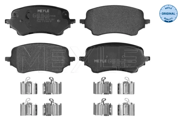 Set placute frana