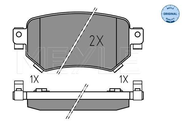 Set placute frana