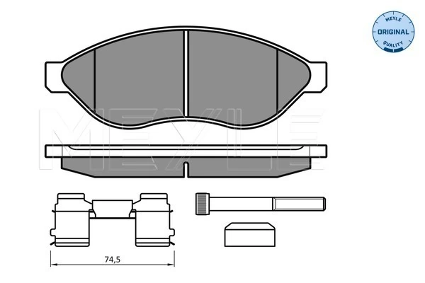 Set placute frana
