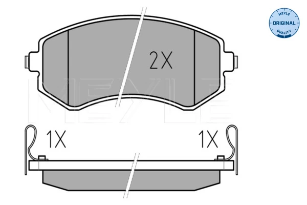 Set placute frana