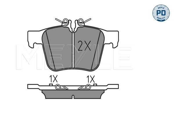 Set placute frana