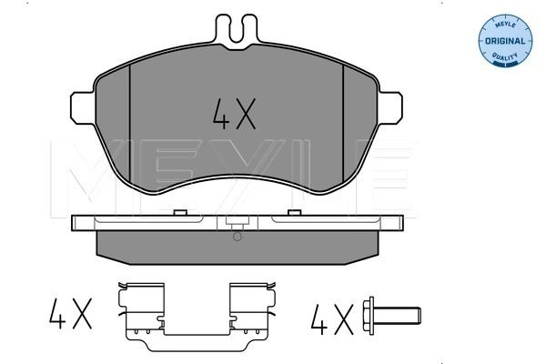 Set placute frana