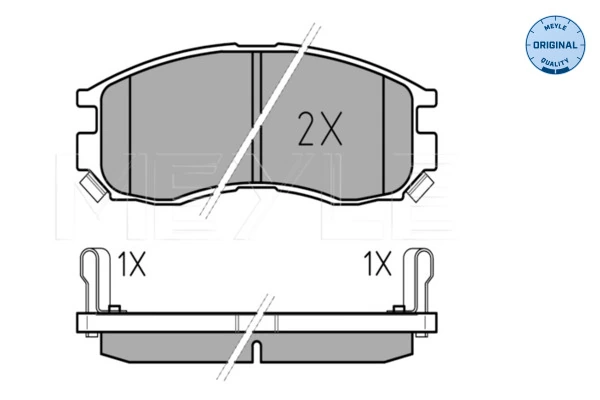 Set placute frana