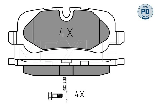 Set placute frana