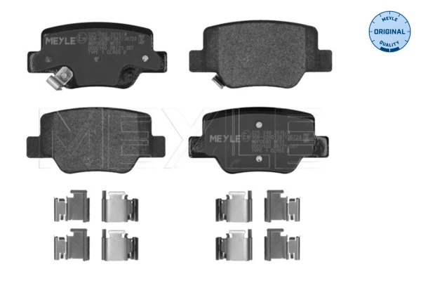 Set placute frana