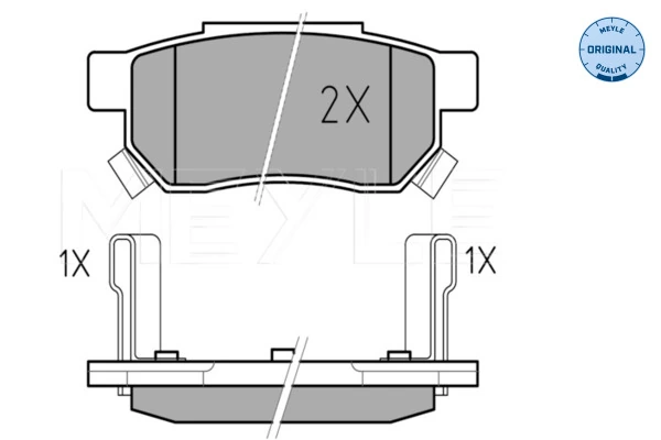 Set placute frana
