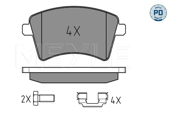 Set placute frana