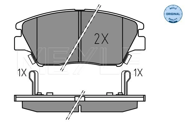 Set placute frana