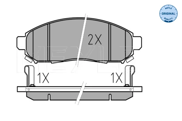Set placute frana