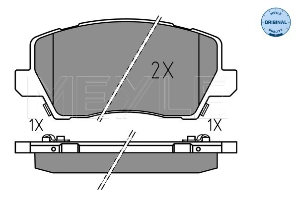 Set placute frana