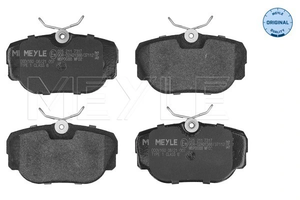 Set placute frana