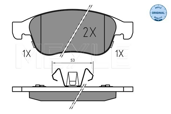 Set placute frana