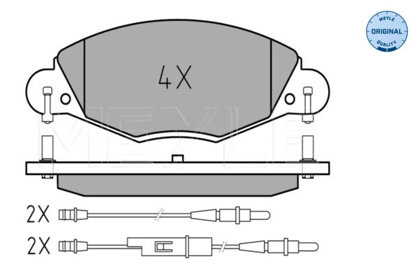 Set placute frana