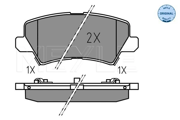 Set placute frana