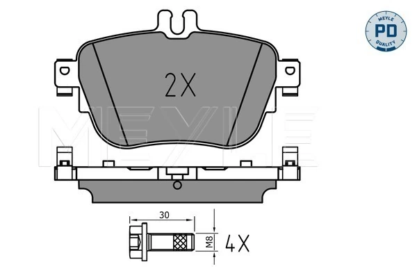 Set placute frana
