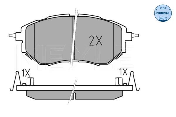 Set placute frana